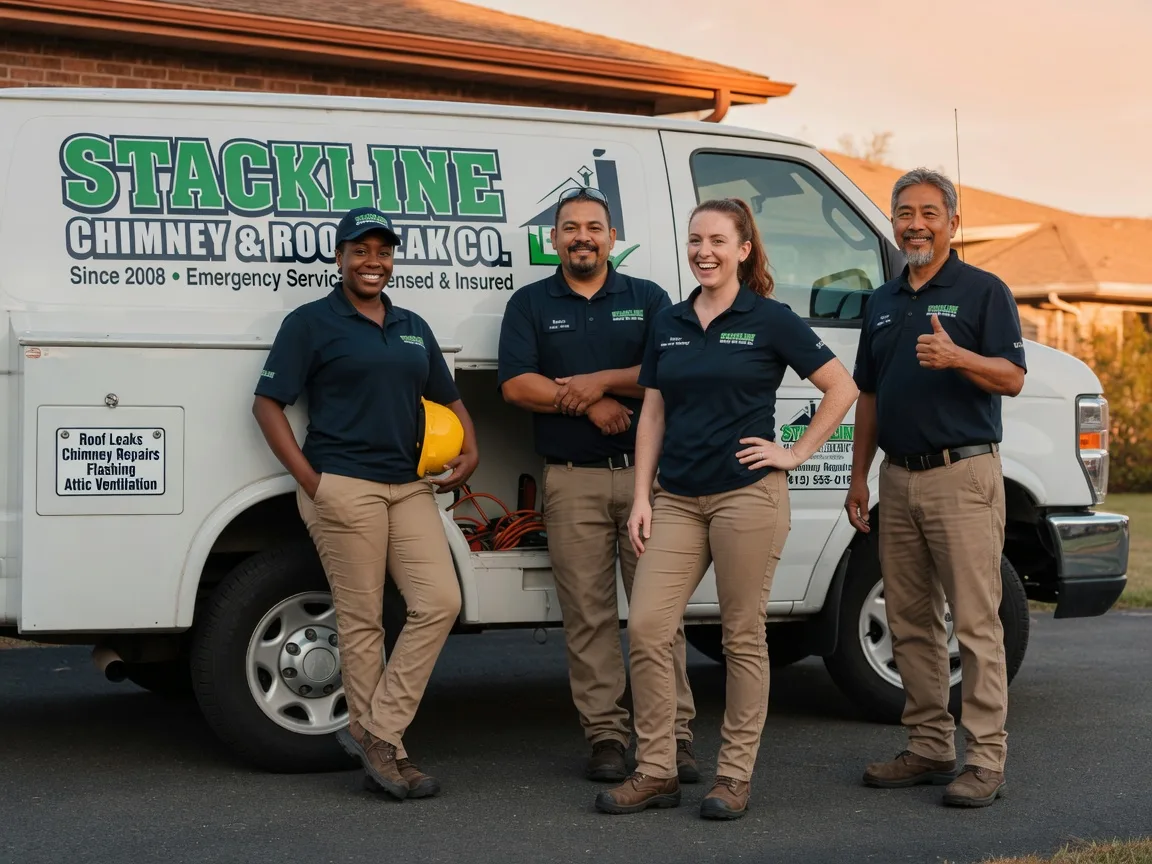 Chimney flashing repair company in Powers Lake, ND
